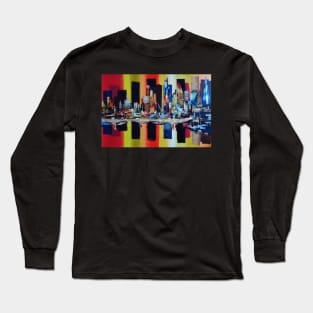 City London Skyline_4835 Long Sleeve T-Shirt